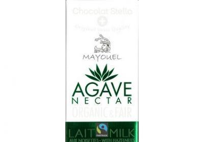 Čokoláda mléčná s lískovými oříšky a agáve BIO 80g