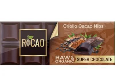 Čokoláda Rocao kakaové boby BIO RAW 38g