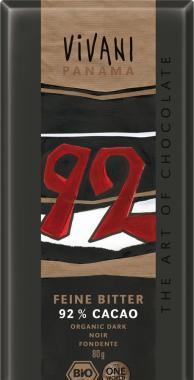 EG hořká čokoláda 92%  80g-BIO