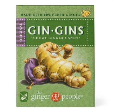 GIN GINS HOT ORIGINAL 42 g - zázvorové žvýkací  bonbóny