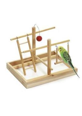 Hračka pták Hřiště 28x23x23cm dřevo