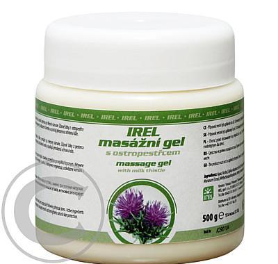 IREL Masážní gel s ostropestřcem 500g