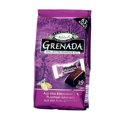 Jednotlivě balené kousky čokolády 125g - Rausch Grenada 65%
