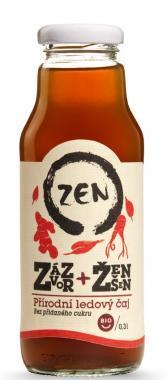 Ledový čaj ZEN zázvor a ženšen BIO 0,3l