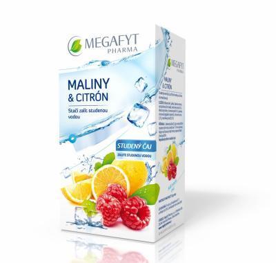 Maliny a citron studený čaj 20x2,5g nálevové sáčky