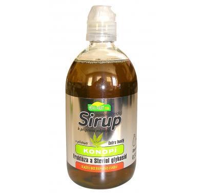 NOVA FRUIT Nízkokalorický Sirup příchuť Konopí 650 g