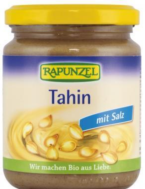 Tahini se solí - sezamová pasta RAPUNZEL 250g-BIO